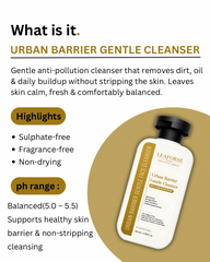 Leaforae Urban Barrier Gentle Face Cleanser